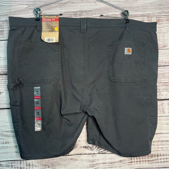 Carhartt Orignal Fit Crawford Shorts Womens Plus Size 24 Gray Carpenter Shorts 9 - Picture 1 of 9